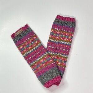 Pachamama Knitwear Wool Leg Warmers | Fair Isle | Handmade